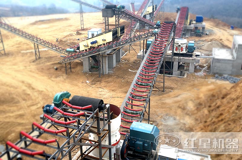 河南南阳时产600吨机制砂生产线 