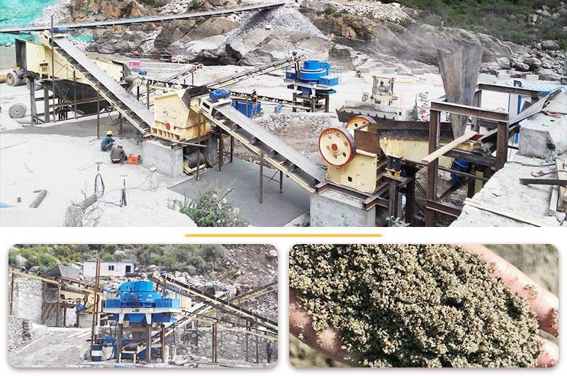 山西客户时产300吨制砂生产线