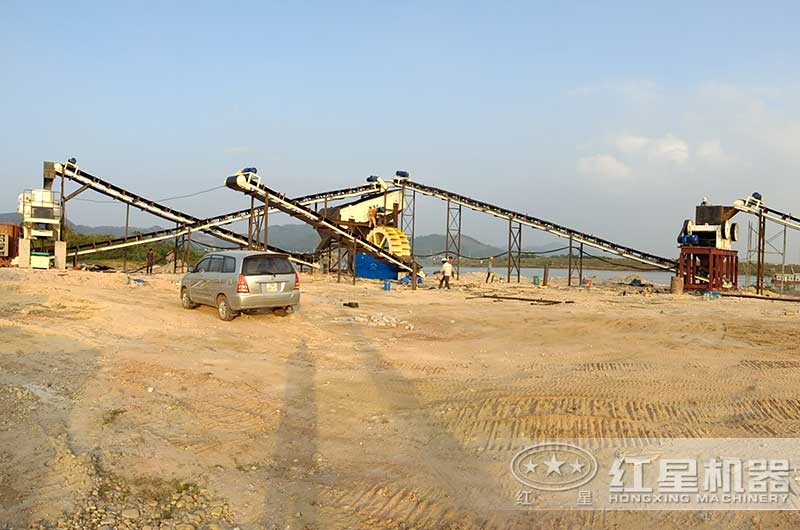 湖北十堰时产200吨河卵石制砂生产线 湖北十堰时产200吨河卵石制砂生产线