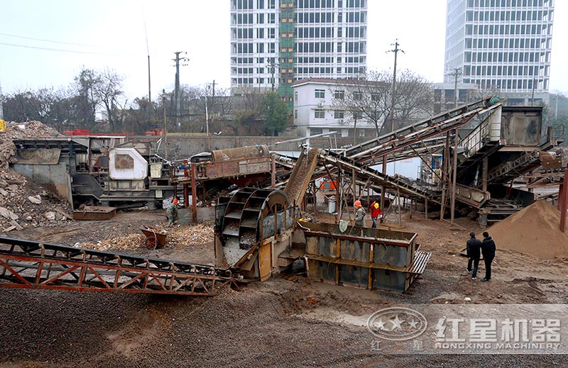 建筑垃圾处理现场 建筑垃圾处理现场