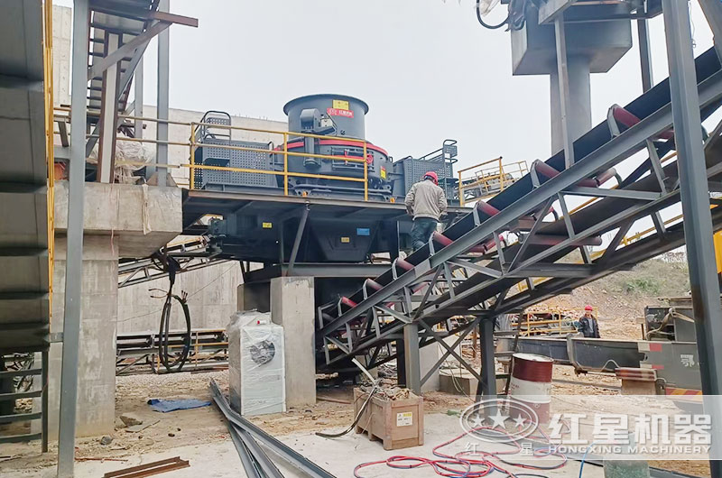 冲击式制砂机作业现场实拍 冲击式制砂机作业现场实拍