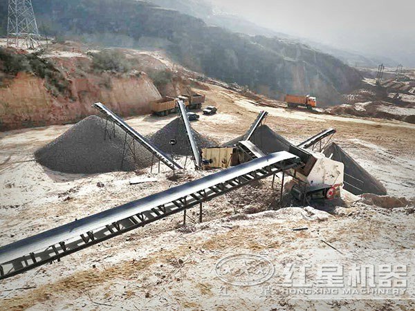 河北沧州时产100吨鹅卵石制砂加工项目