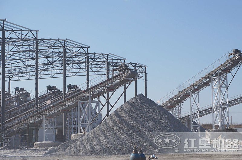 年产250万吨砂石生产线现场