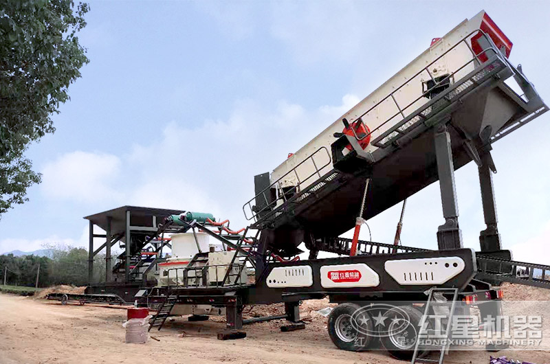 移动时产300吨环保型干式制砂生产线