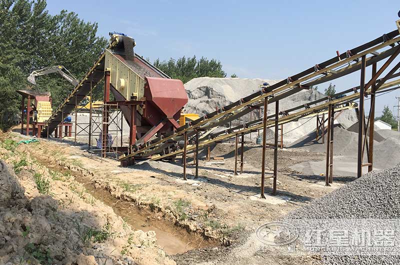 时产20吨青石制沙生产线