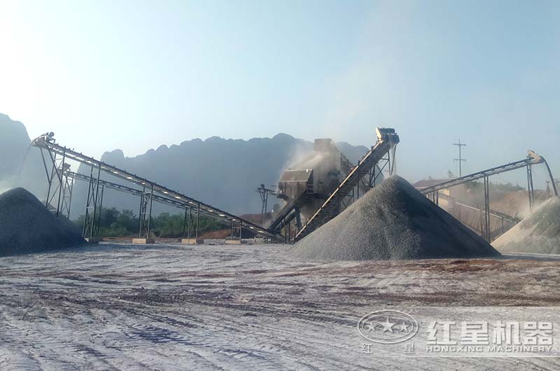 湖北宜昌时产300-400t/h石灰石生产线