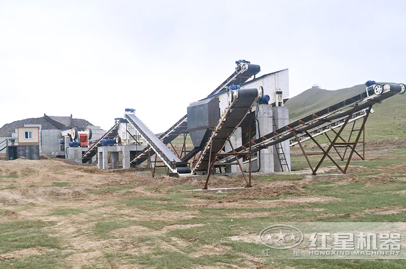 内蒙古客户尾矿制砂生产线图片