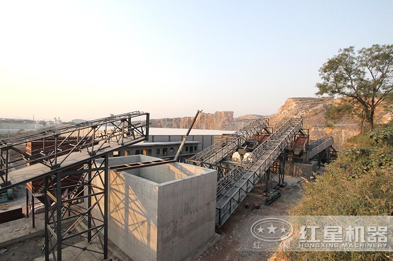 河南客户日产一万吨砂石生产线