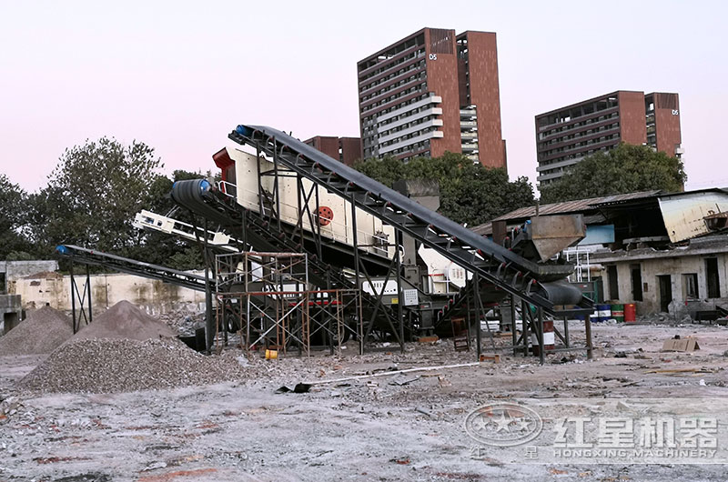 河南客户建筑垃圾处理厂