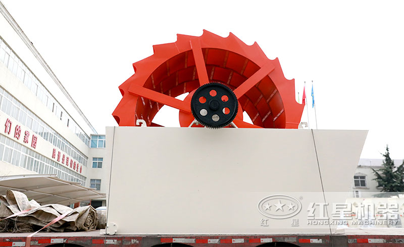 轮斗式洗砂机，一款时产15-200吨，高洗净度的沙子清洗机