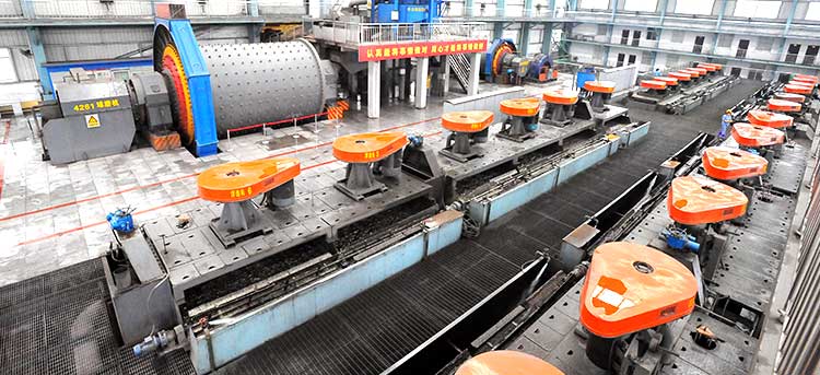云南750吨/天铜矿浮选生产线
