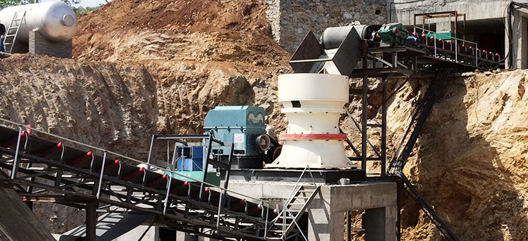 甘肃张掖时产450t花岗岩破碎生产线