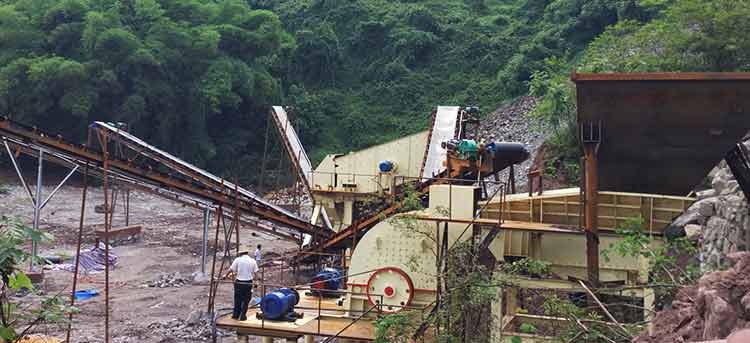 四川攀枝花时产600吨石英石破碎生产线